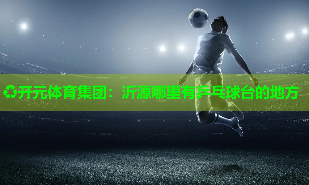 沂源哪里有乒乓球台的地方 沂源哪里有乒乓球台的地方